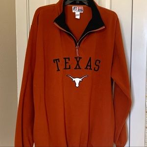 Texas Longhorns Men’s Fleece Quarter Zip 2XLT Tall